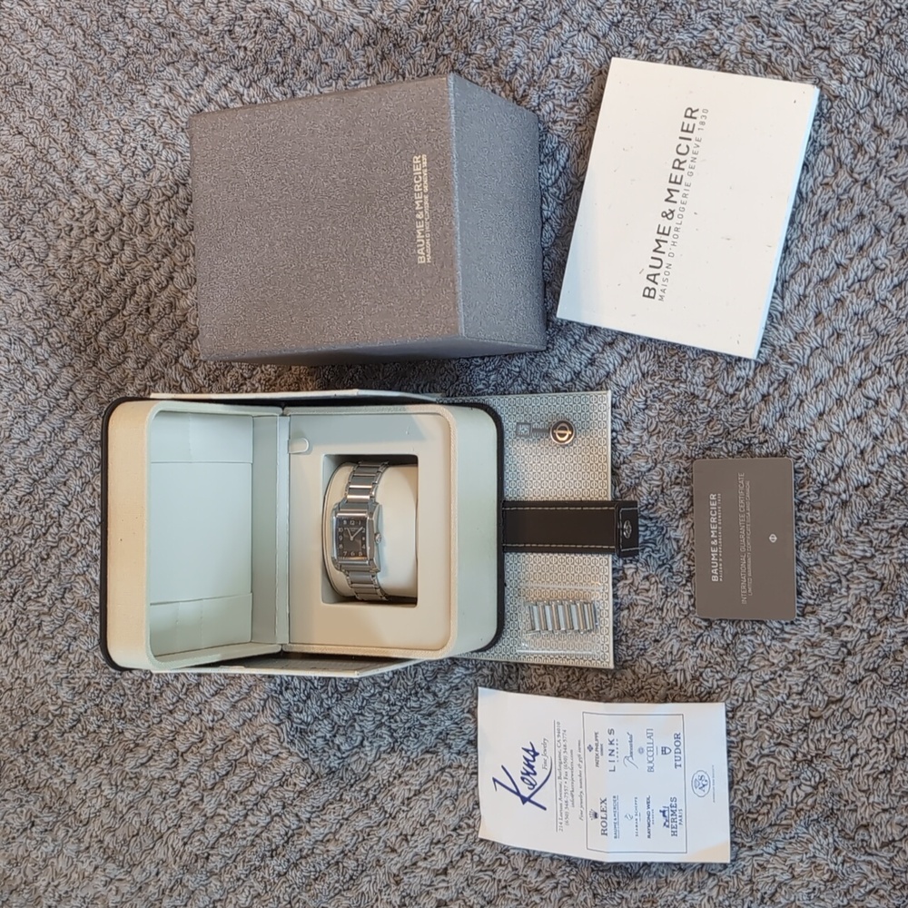 Baume & Mercier Hampton Ladies Watch | Swiss Quartz | Stainless Steel | EUC - Picture 8 of 12